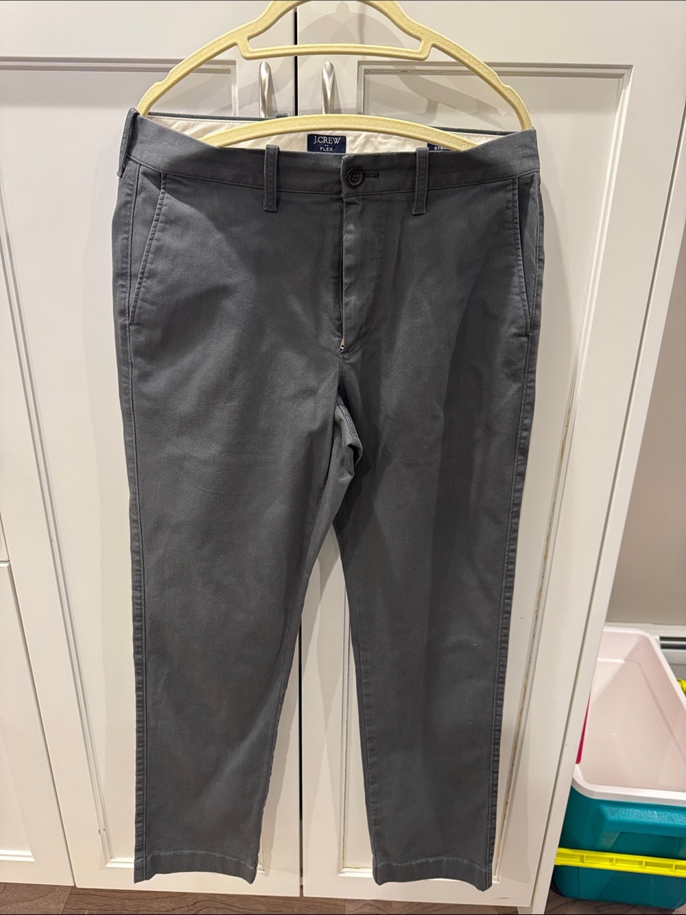 J. Crew Factory Men’s Charcoal Gray Chinos